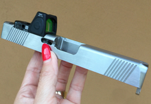 Serrated Slide For Glock 19 GEN1,2,3, Polymer80 - RMR Cut For Trijicon Sight