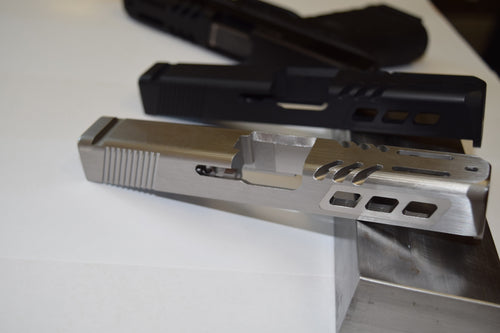 Stainless Steel Slide For Glock 19 Gen 1,2,3, & Polymer80 - Custom Machined