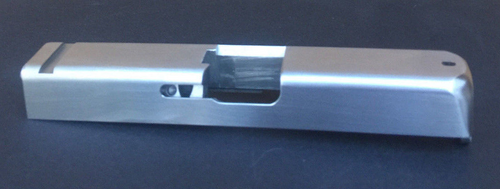 Bare Stainless Steel Slide For Glock 19 Gen 1,2,3, & Polymer80